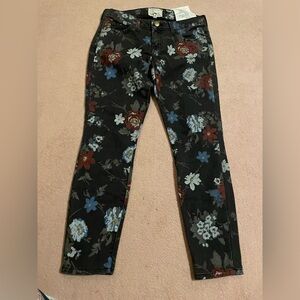 Current/Elliott flower jeans